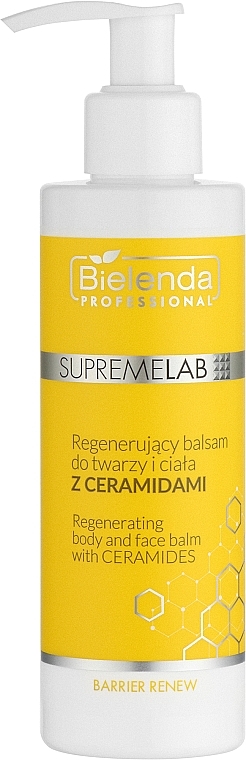 Регенерирующий лосьон для лица и тела с керамидами - Bielenda Professional SupremeLab Barrier Renew Regenerating Body And Face Balm With Ceramides — фото N1