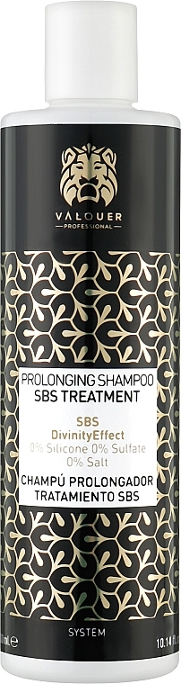 Зміцнювальний шампунь - Valquer Prolonging Shampoo Sbs Divinity Effect — фото N1