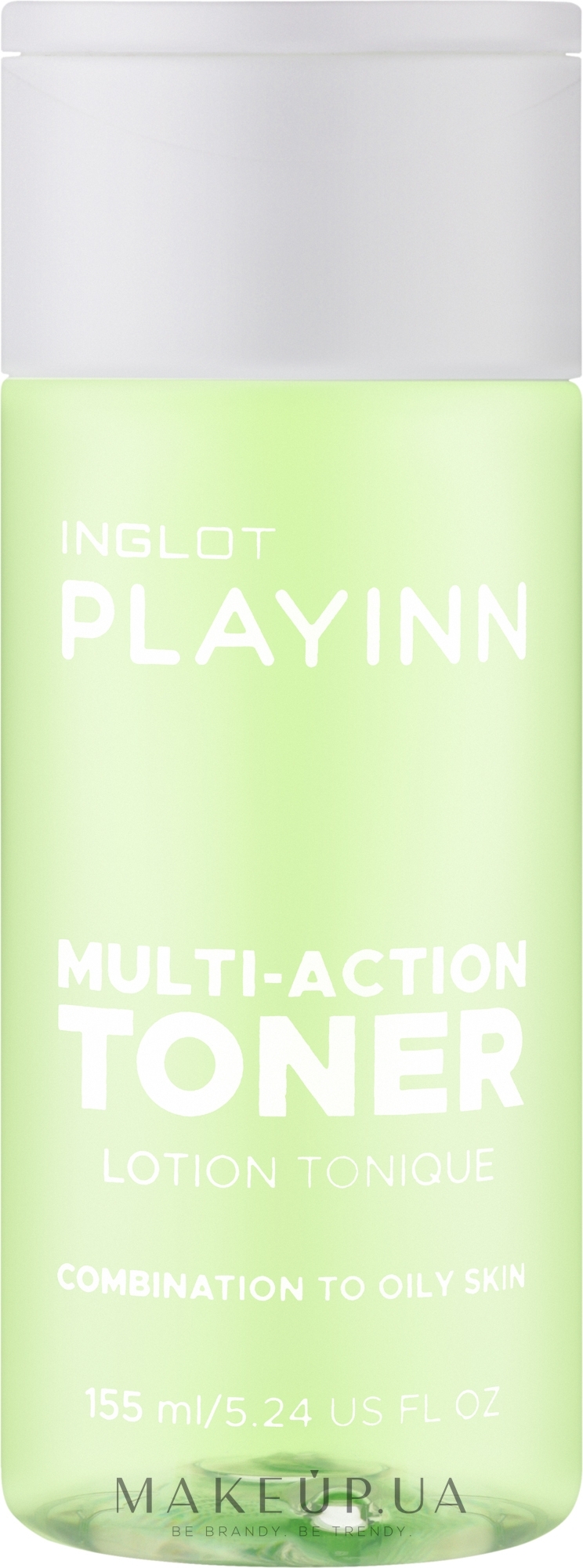 Багатофункціональний тонік для жирної та комбінованої шкіри - Inglot Playinn Multi-Action Toner Combination To Oily Skin — фото 155ml