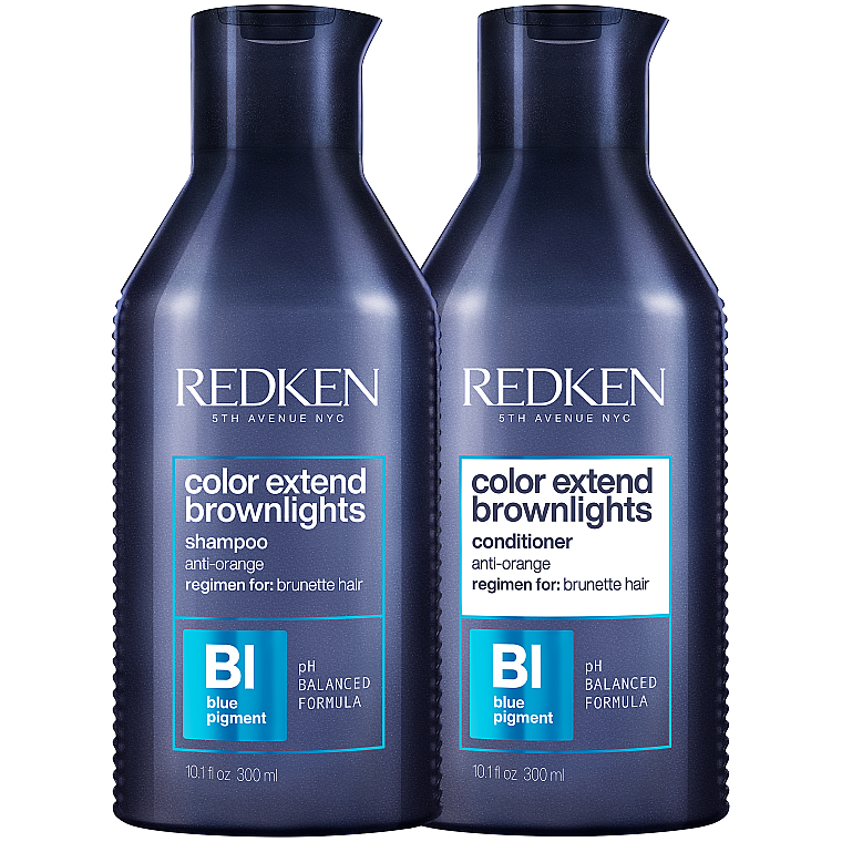 Кондиціонер для нейтралізації небажаних тонів натурального або забарвленого волосся відтінків брюнет - Redken Color Extend Brownlights Conditioner — фото N5