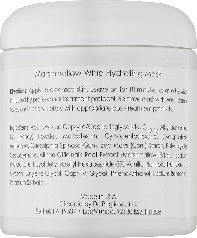 Маска для зволоження з екстрактом алтею - Circadia Marshmallow Whip Hydrating Mask — фото N2