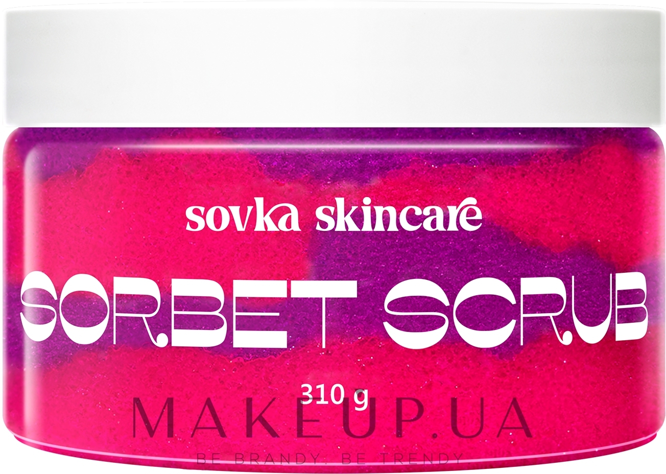 Скраб для тіла "Ягідний" - Sovka Skincare Sorbet Scrub Very Berry — фото 310g