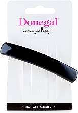 Заколка-автомат для волос FA-9852, черная - Donegal Automatic Hair Clip Barrette — фото N1