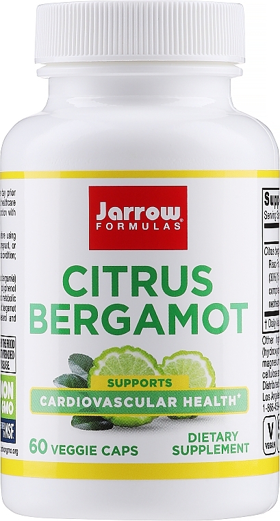 Харчові добавки - Jarrow Formulas Citrus Bergamot 500mg — фото N2