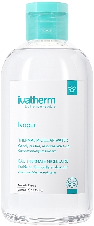 Мицеллярный лосьон для комбинированной или жирной кожи «IVAPUR» - IVAPUR Micellar lotion, for mixt or oily sensitive skin — фото N1