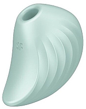 Вакуумный клиторальный стимулятор, зеленый - Satisfyer Clitoris Sucker Pearl Driver Mint — фото N2