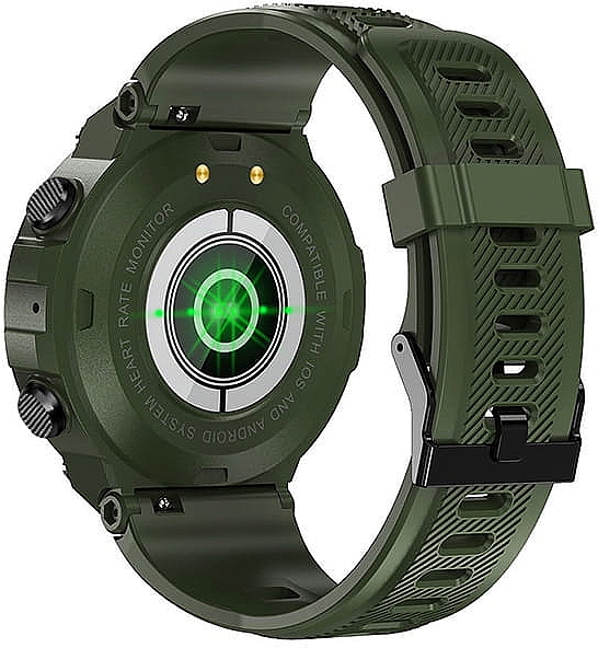 Смарт-часы, зеленые - Garett Smartwatch Sport Tactic — фото N3