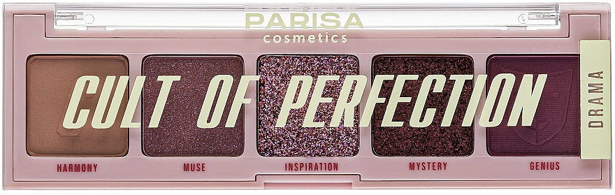 Палетка теней для век, 5 оттенков - Parisa Cosmetics Cult Of Perfection Eyeshadow Palette