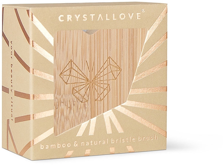 Массажная щетка для лица, шеи и декольте - Crystallove Butterfly Travel Size — фото N3