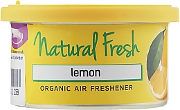 Парфумерія, косметика Автомобільний сухий ароматизатор у банці Lemon - Tasotti Organic