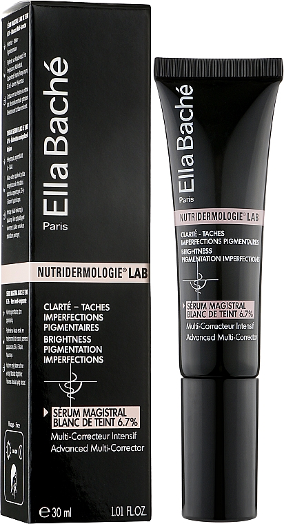 Сыворотка для осветления и лечения пигментации - Ella Bache Nutridermologie® Lab Face Serum Magistral Blanc de Teint 6.7% — фото N2