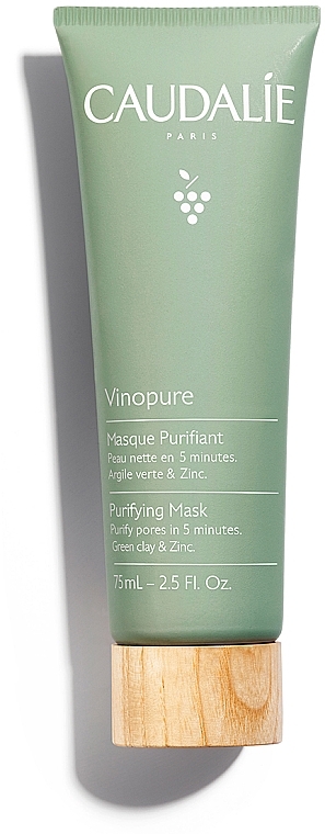 Маска для лица "Очищающая" - Caudalie Vinopure Purifying Mask — фото N2