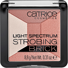 Духи, Парфюмерия, косметика УЦЕНКА Хайлайтер для лица - Catrice Light Spectrum Strobing Brick *