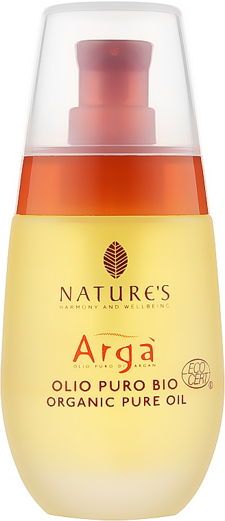 Масло арганы - Nature's Arga Organic Pure Oil — фото N1