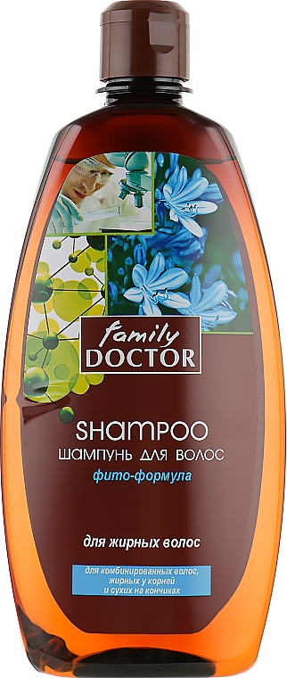 Шампунь "Фіто-формула" для жирного волосся - Family Doctor — фото N2
