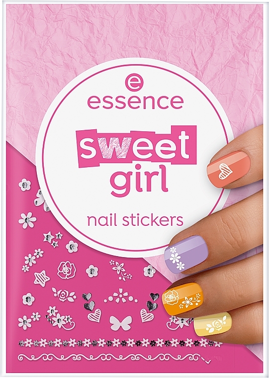 Наклейки для ногтей - Essence Sweet Girl Nail Stickers — фото N1