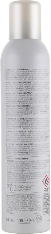Спрей для волосся, сильної фіксації - BBcos Kristal Evo Strong Hair Spray — фото N2