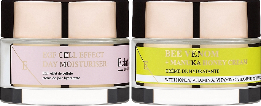 Набір - Eclat Skin London Bee Venom + Manuka Honey + EGF Cell Effect (f/cr/2x50ml) — фото N1