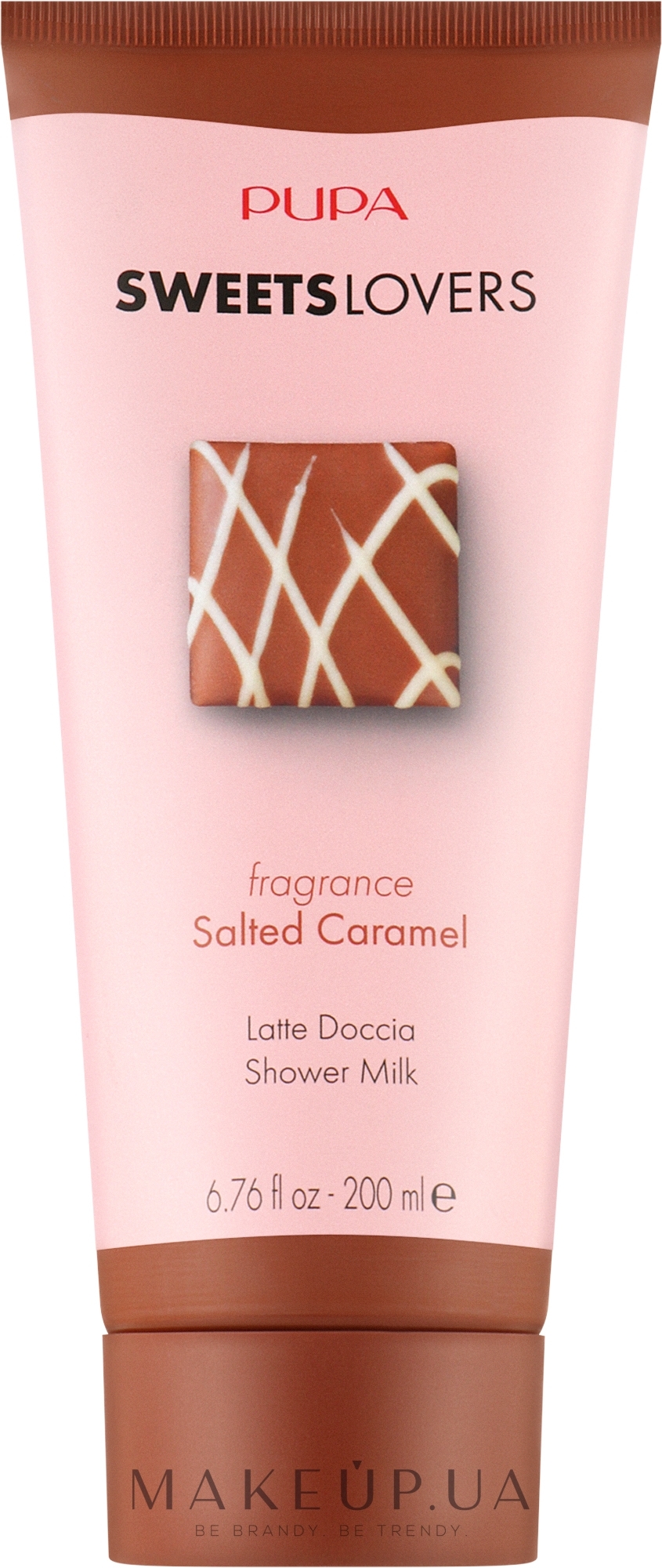 Молочко для душа "Соленая карамель" - Pupa Sweet Lovers Salted Caramel Shower Milk — фото 200ml