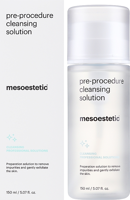Жидкость для снятия макияжа - Mesoestetic Pre-Procedure Cleansing Solution — фото N2