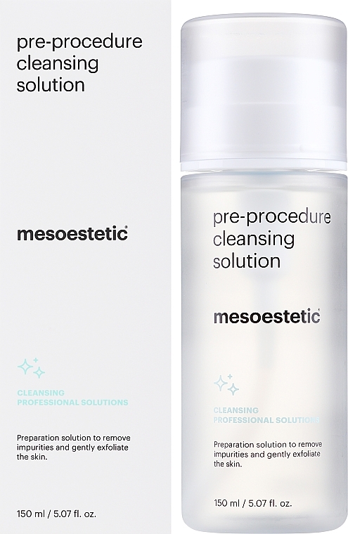 Рідина для зняття макіяжу - Mesoestetic Pre-Procedure Cleansing Solution — фото N2