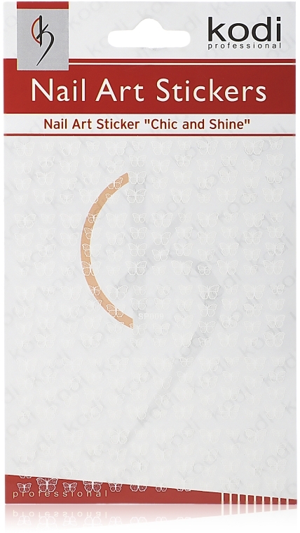 Наклейки для дизайну нігтів - Kodi Professional Nail Art Stickers SP009 — фото N1