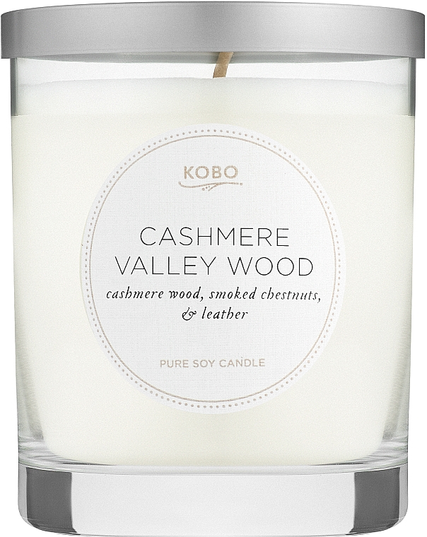 Kobo Cashmere Valley Wood - Ароматична свічка — фото N1