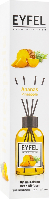 Аромадифузор "Ананас" - Eyfel Perfume Reed Diffuser Ananas — фото N6