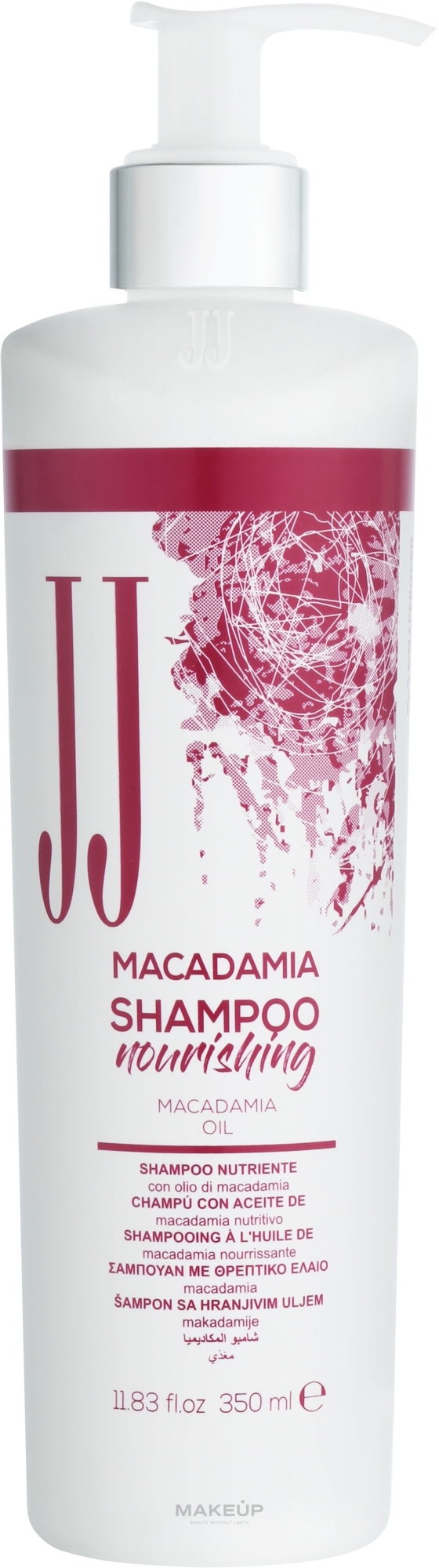 Питательный шампунь с маслом макадамии - JJ Macadamia Shampoo Nourishing — фото 350ml