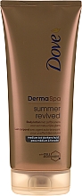 Бронзирующий лосьон для тела - Dove Derma Spa Summer Revived Medium To Dark Skin Body Lotion — фото N1