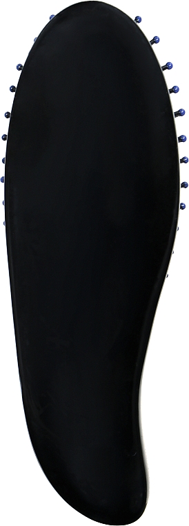 Щетка для волос в виде капельки с пластиковыми шпильками, 499726, синяя - Inter-Vion — фото N3