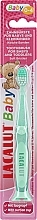 Парфумерія, косметика Зубна щітка "Baby" з ведмедиком, 0-4 років, зелена - Lacalut Baby Toothbrush For Babys & Toddlers