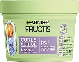 Парфумерія, косметика Зволожувальна маска для виткого волосся - Garnier Fructis Curls Method Mask