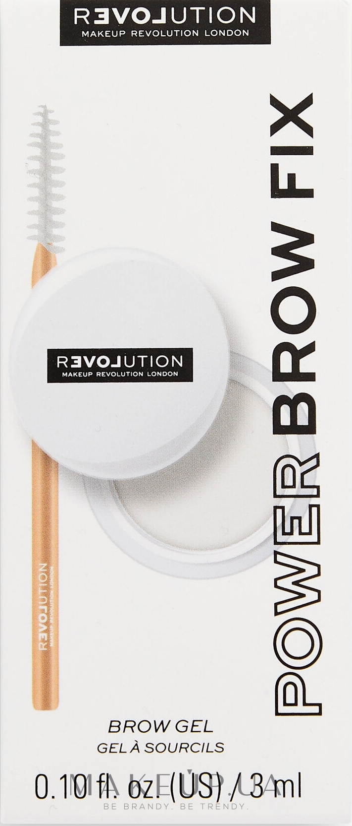 Relove By Revolution Power Brow Fix - Гель для бровей: купить по лучшей  цене в Украине | Makeup.ua