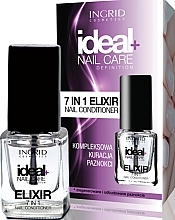 Парфумерія, косметика Еліксир для зміцнення нігтів - Ingrid Cosmetics Ideal+ 7 in 1 Nail Conditioner