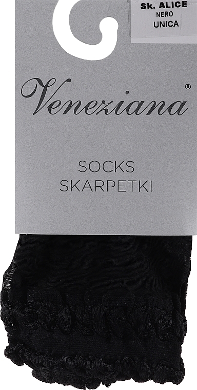 Шкарпетки для жінок "Alice", 20 Den, nero - Veneziana — фото N1
