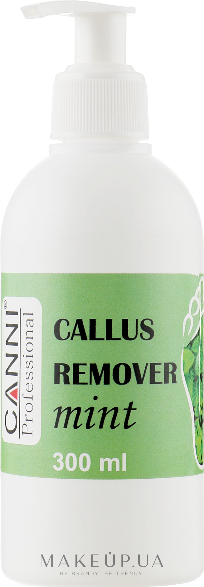 Препарат для удаления ороговевшей кожи и мозолей "Мята" - Canni Callus Remover Mint — фото 300ml