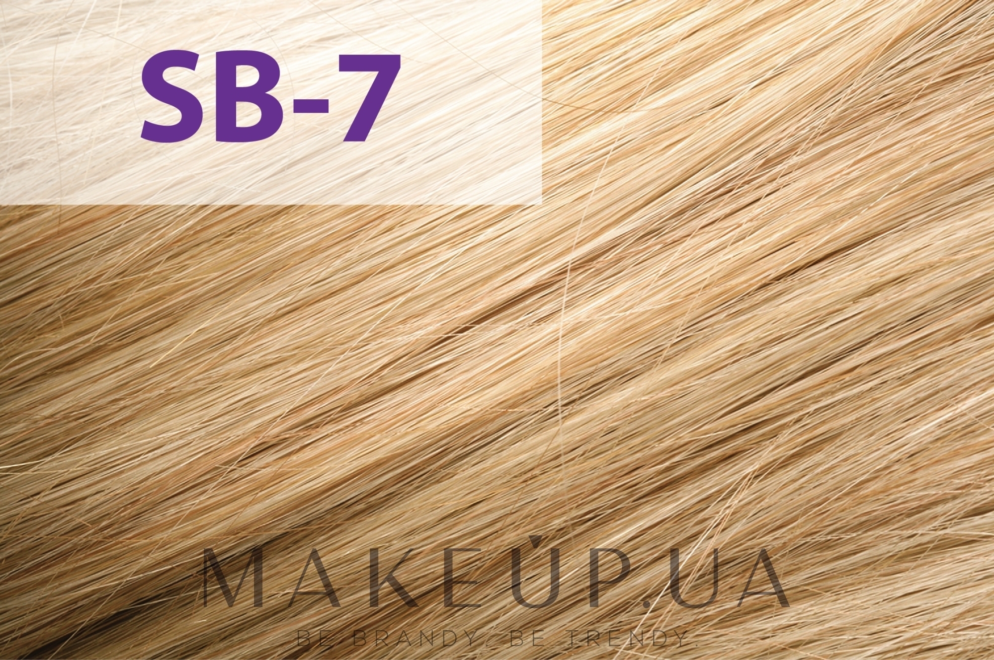 Освітлювальна професійна крем-фарба для волосся - jNOWA Professional Siena Chromatic Save SB — фото SB/7 - Коричневый