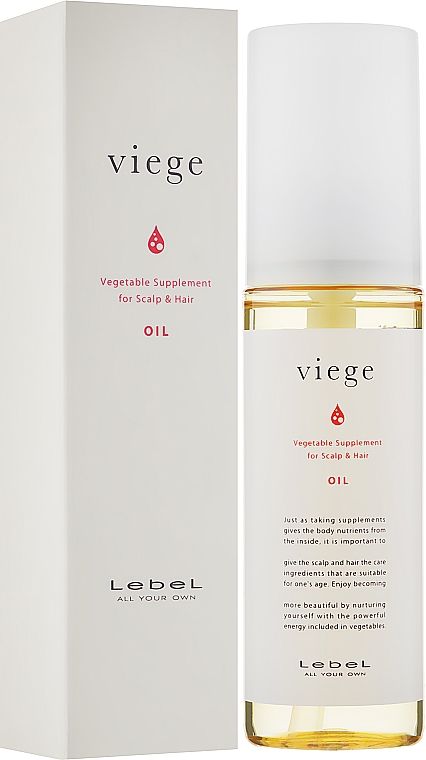 Олія для відновлення волосся - Lebel Viege Oil — фото N2