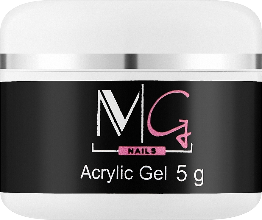 Акригель для ногтей, 5 мл - MG Nails Acrylic Gel — фото N1