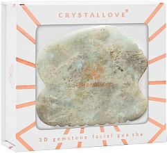 Масажер для обличчя з лабрадориту - Crystallove Contour Gua Sha Limited Edition — фото N3