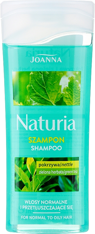 Шампунь для волос с крапивой и зелёным чаем - Joanna Naturia Shampoo With Nettle And Green Tea