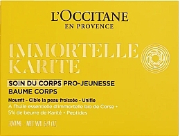 Бальзам для тіла - L'Occitane Immortelle Karite Pro-Youth Body Care Body Balm — фото N2