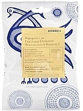 Льодяники від кашлю із шавлією та вітаміном С - Korres Herb Balsam Pastilles With Greek Sage Extract & Vitamin C — фото N1
