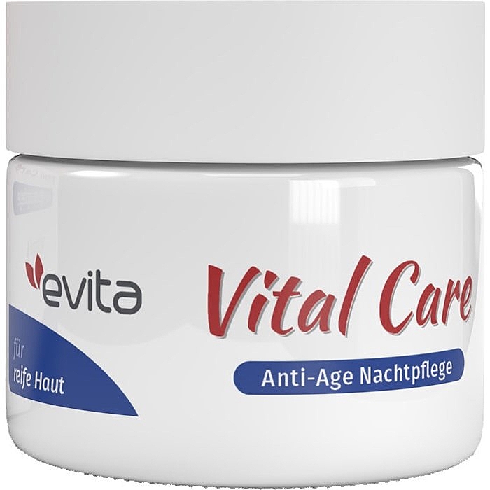 Антивіковий нічний крем для обличчя - Evita Vital Care Anti-Age Night Cream — фото N1