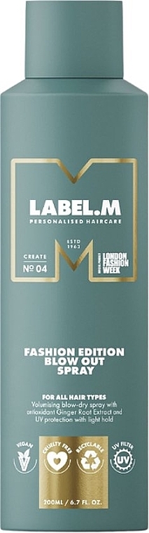 Спрей для укладання волосся - Label.M Fashion Edition Blow Out Spray — фото N1