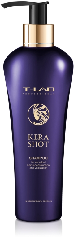 Шампунь для превосходной реконструкции и витализации - T-LAB Professional Kera Shot Shampoo