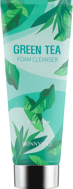 Очищающая пенка для лица с экстрактом зеленого чая - Beauadd Bonnyhill Flower Cleansing Foam Green Tea — фото N1
