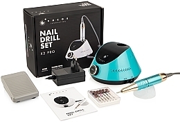 Фрезер для манікюру та педикюру, бірюзовий - Bucos Nail Drill X2 Pro Tiffany — фото N3