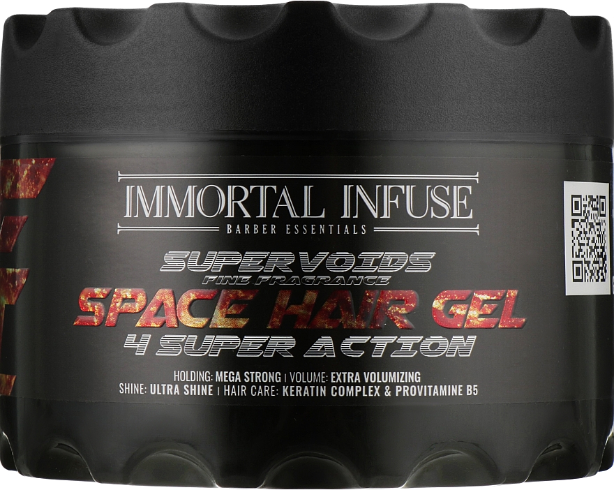 Космический гель для укладки волос - Immortal Infuse Supervoids Space Hair Gel  — фото N1
